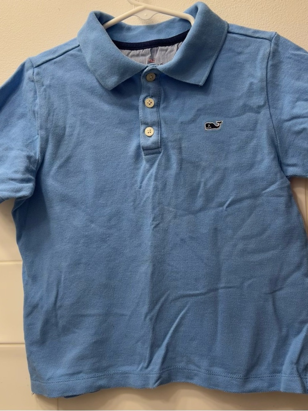 Vineyard Vines for Target, Boys Light Blue Polo Shirt with Whale Logo